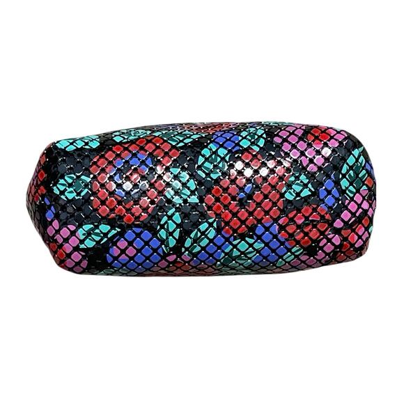 Vintage Unbranded Multi Color Floral Beaded Crossbody Bag and Change Purse - Picture 9 of 15